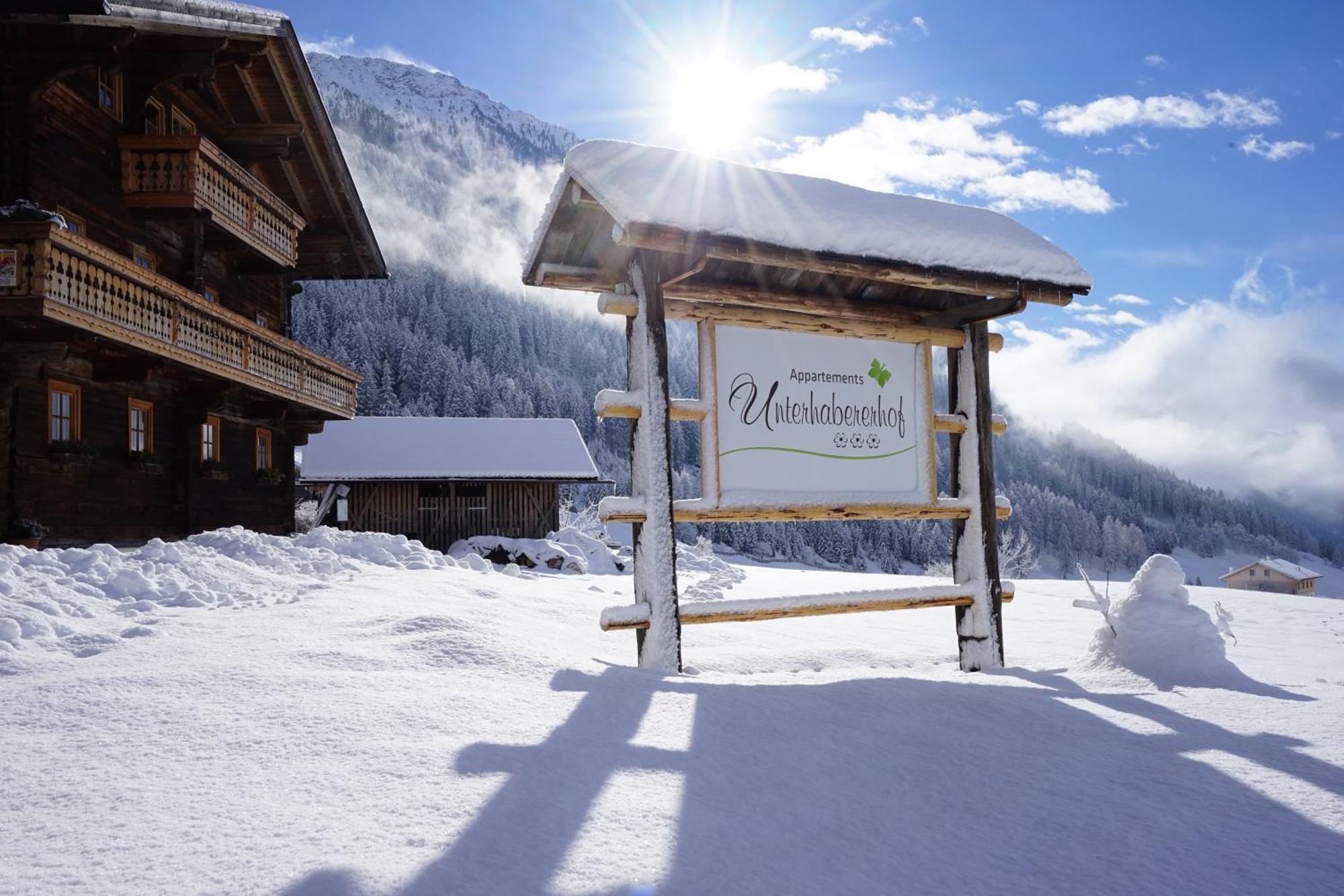 Unterhabererhof Apartman Santa Maddalena in Casies Kültér fotó