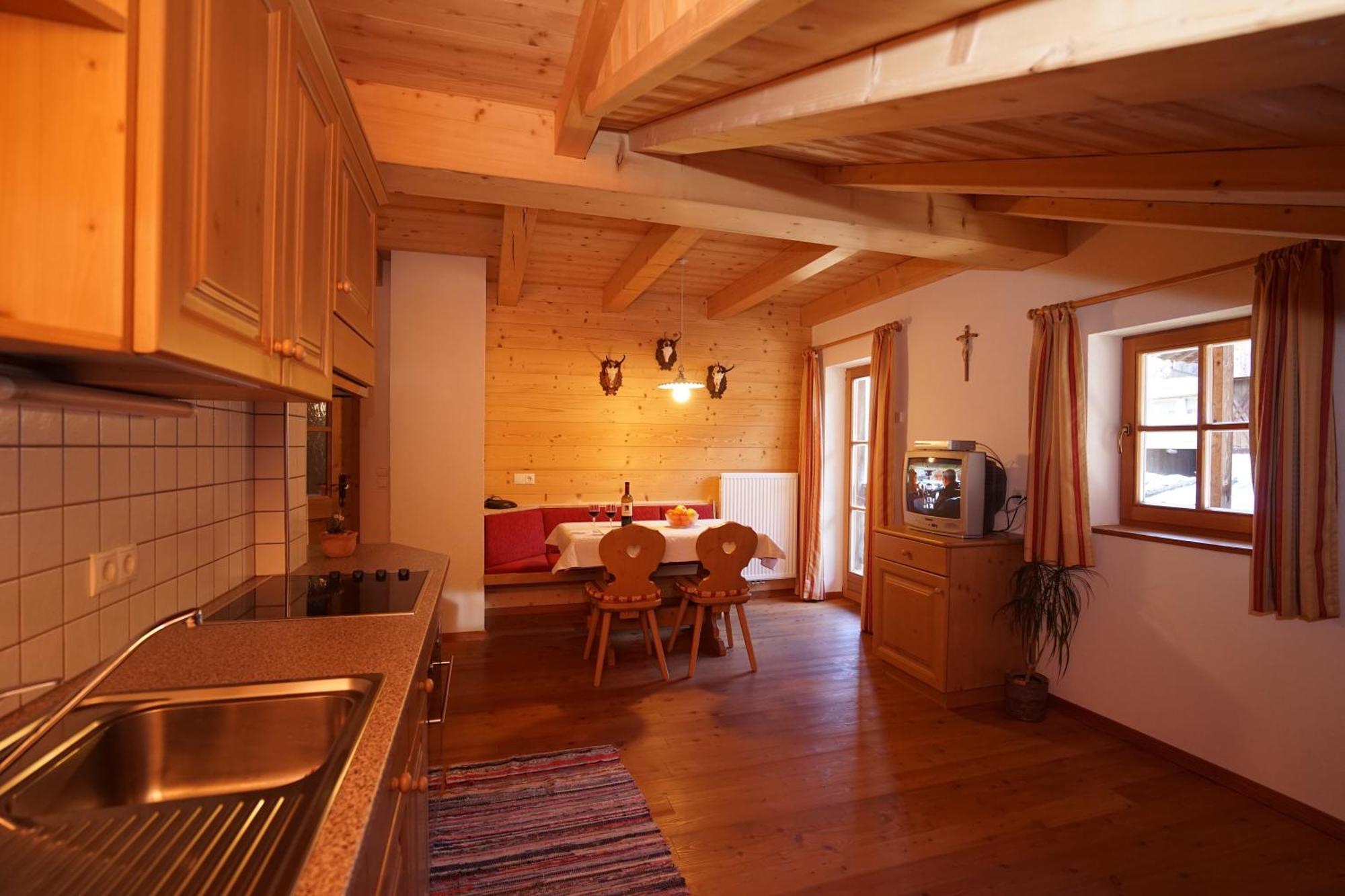 Unterhabererhof Apartman Santa Maddalena in Casies Szoba fotó